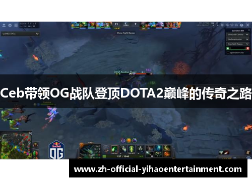 Ceb带领OG战队登顶DOTA2巅峰的传奇之路 Ceb带领OG战队登顶DOTA2巅峰的传奇之路